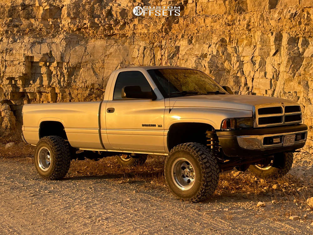 2002 Dodge Ram 2500 with 16x12 -44 Mickey Thompson Classic Iii and 33/ ...