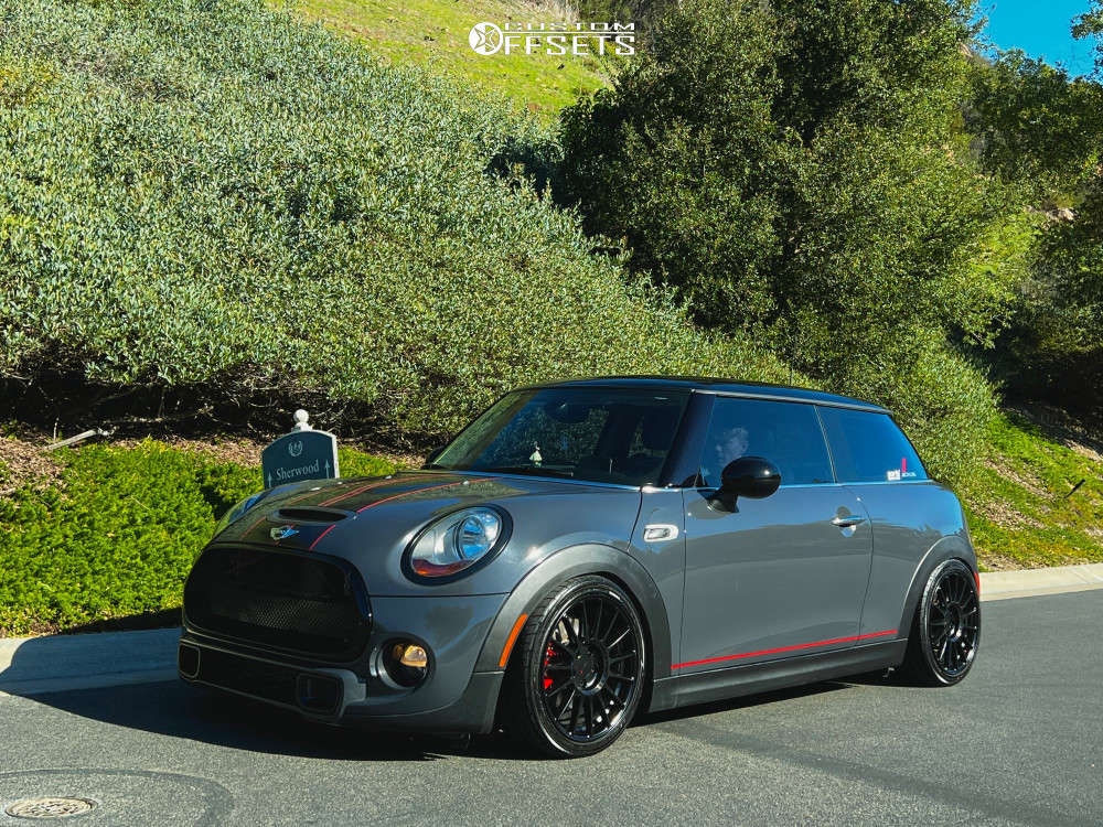 2014 Mini Cooper with 17x8 35 TSW Paddock and 215/40R17 Nankang Ns-25 ...