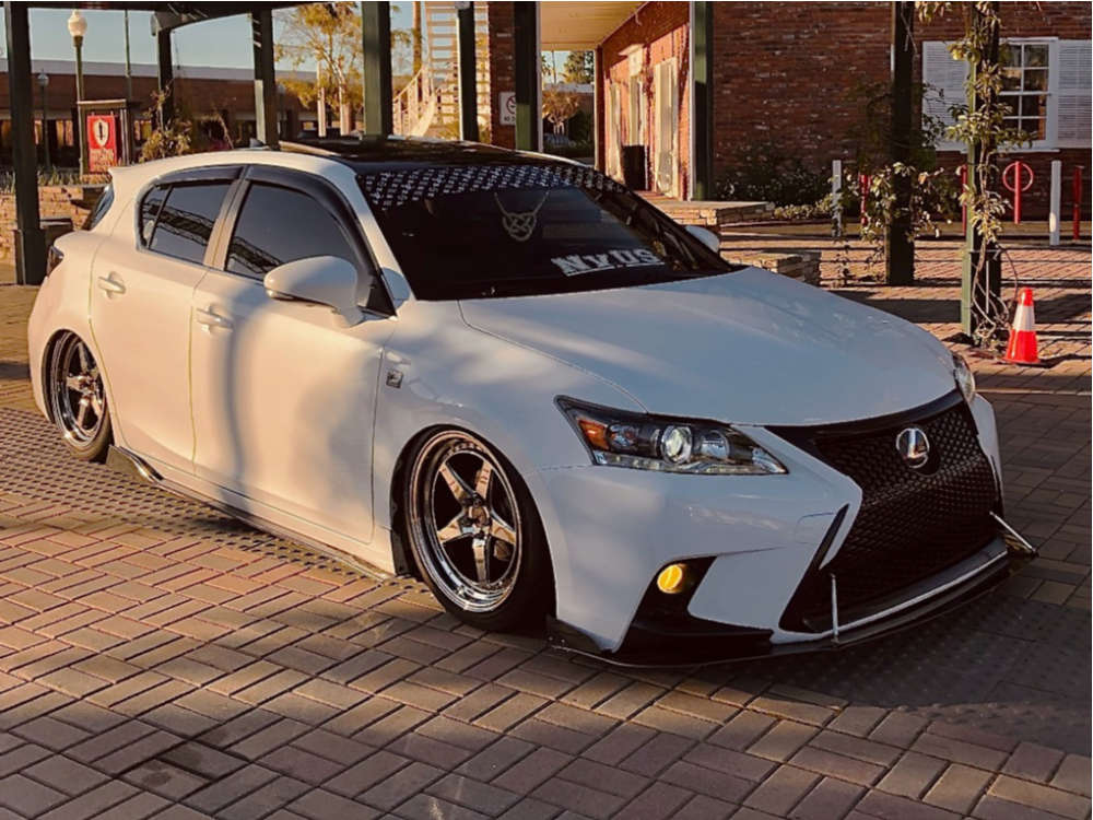 2015 Lexus CT200h with 18x8.5 35 Aodhan Ds05 and 225/40R18 Falken