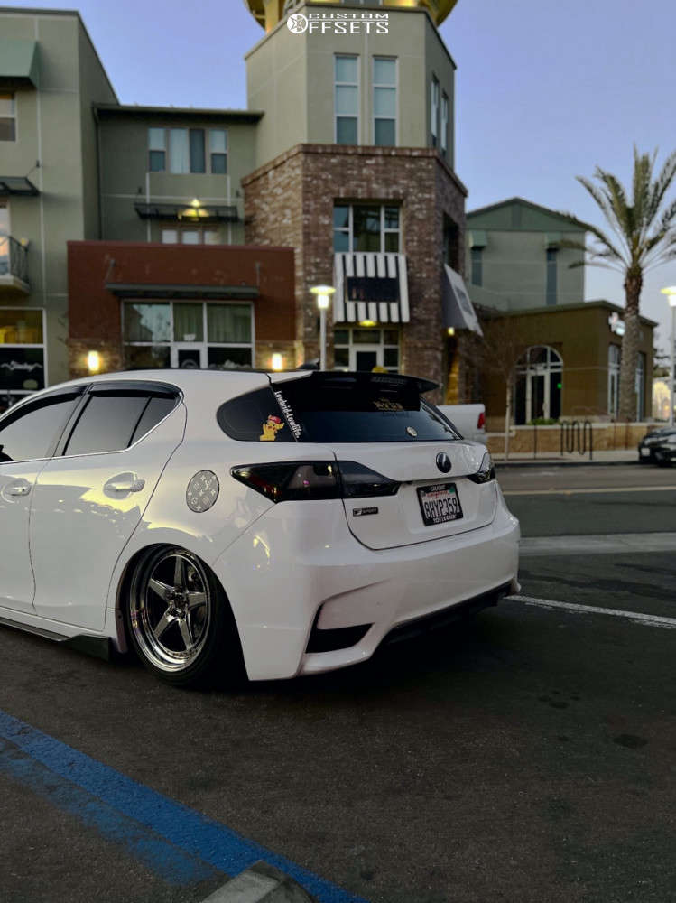 2015 Lexus CT200h with 18x8.5 35 Aodhan Ds05 and 225/40R18 Falken