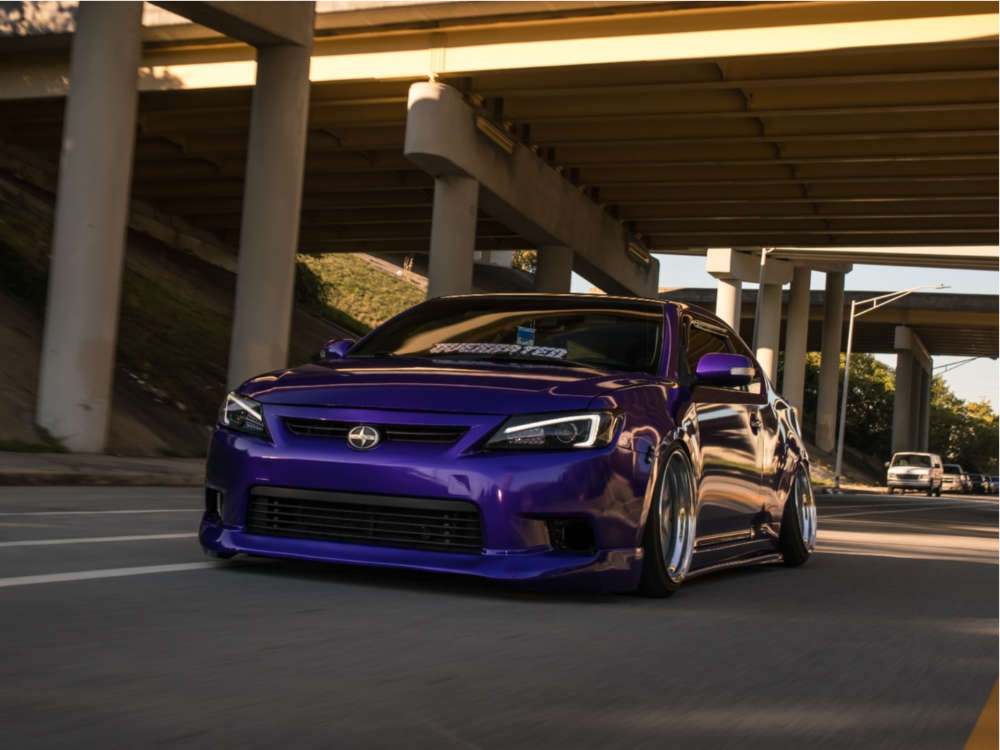 2011 Scion TC with 18x10 10 Work VS-SS and 225/40R18 Achilles Atr