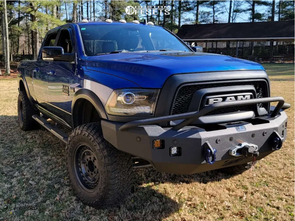 2017 Ram 2500 with 18x9.5 18 Black Rhino Armory and 35/12.5R18 Toyo