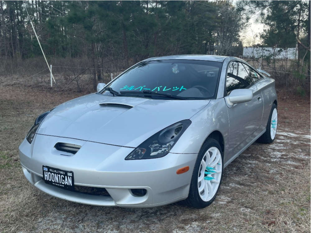 2001 Toyota Celica with 17x8 35 Vors Tr4 and 215/45R17