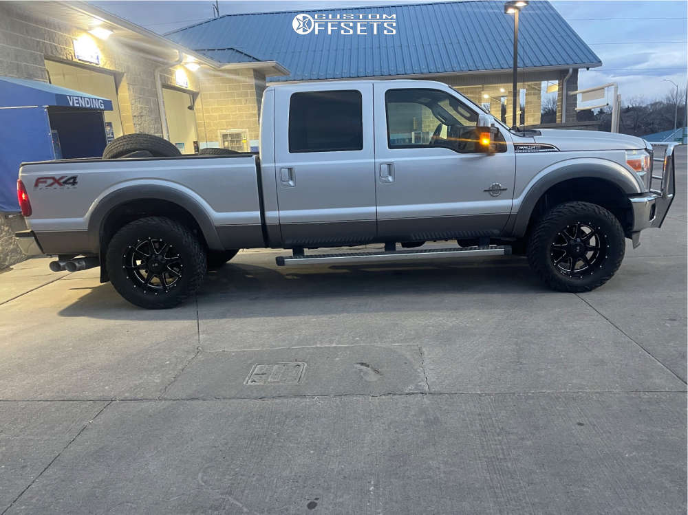 Tr12 Rims 2013 Ford F-250 Super Duty with 20x10 -24 G-FX Tr12 and 35/12.5R20 Fuel ...