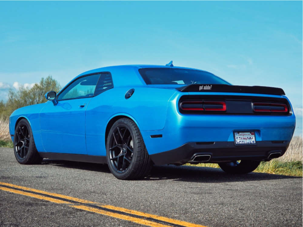 2018 Dodge Challenger with 20x9 18 American Racing Crossfire and
