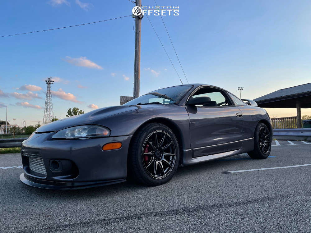 1997 Mitsubishi Eclipse with 17x7.5 40 XXR 527 and 225/45R17 Toyo