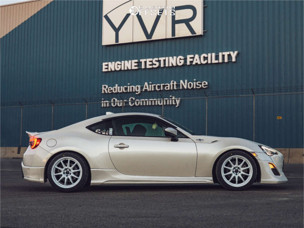 2015 Scion FR-S with 17x9 32 Work Emotion Zr10 and 235/40R17