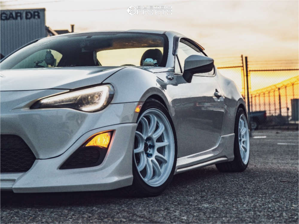 2015 Scion FR-S with 17x9 32 Work Emotion Zr10 and 235/40R17