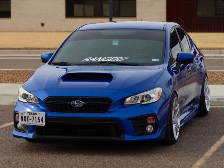 2018 Subaru WRX with 18x9.5 22 Kansei Astro and 225/40R18