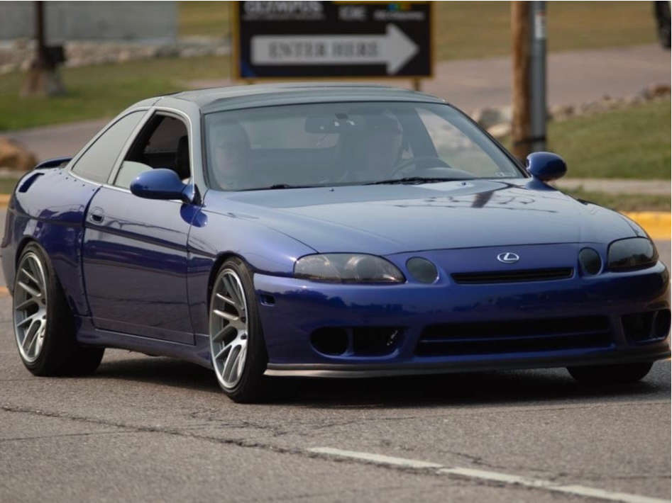 1995 Lexus SC400 with 18x10.5 22 Anovia Elder and 245/40R18
