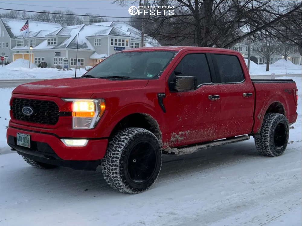2021 Ford F-150 with 20x12 -51 Vision Razor and 33/12.5R20 Radar ...