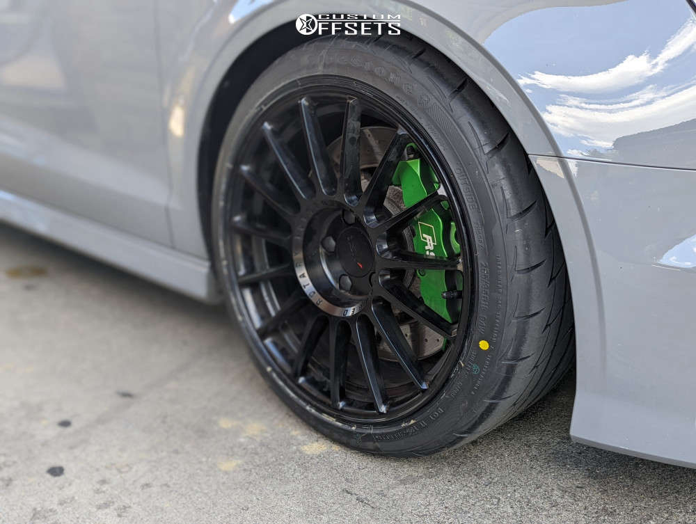 2019 Audi RS3 with 18x9.5 39 TSW Paddock and 245/40R18 Continental ...