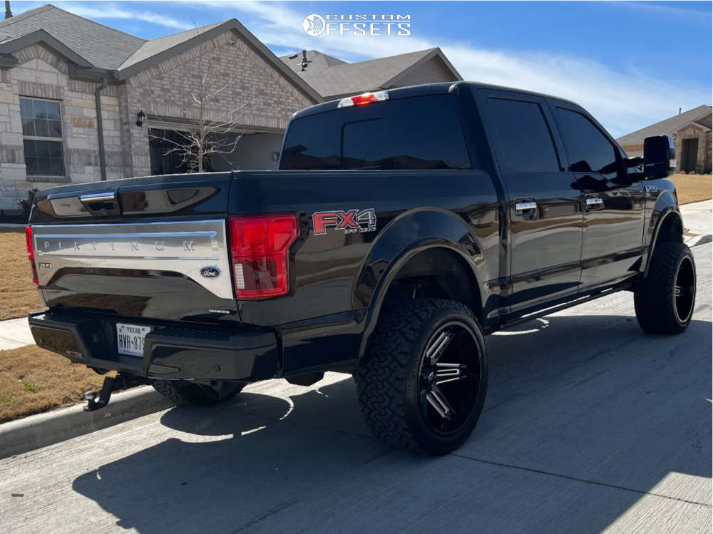 2016 Ford F-150 with 22x12 -51 Vision Razor and 33/12.5R22 Venom Power ...