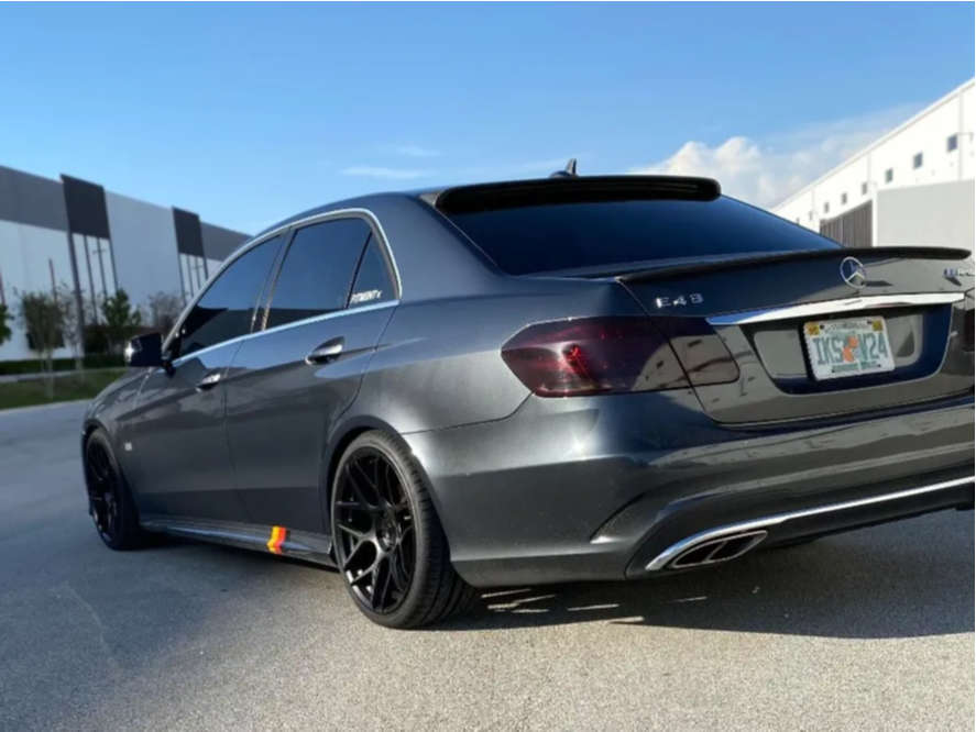 2014 MercedesBenz E350 with 19x8.5 35 Aodhan Aff2 and 235/35R19