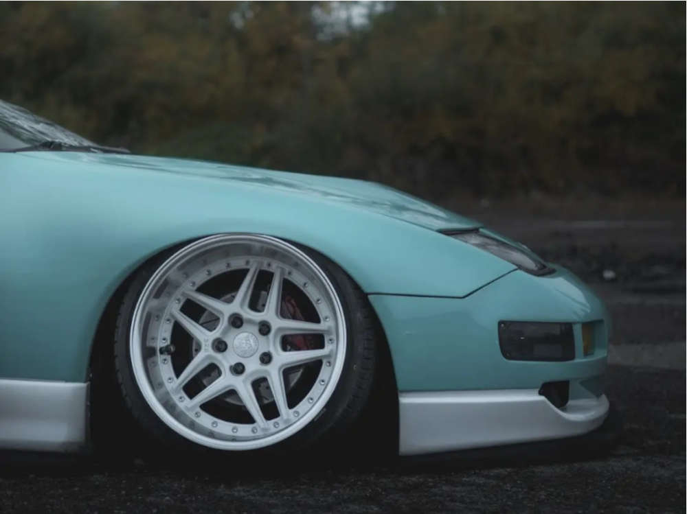 1995 Nissan 300ZX with 18x10 -4 326 Power Yabaking Ghost and