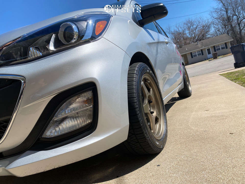 2019 Chevrolet Spark with 15x6.5 35 AVID1 AV8 and 195/55R15 Falken