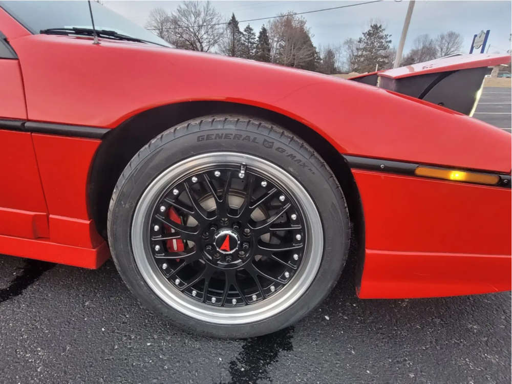 1988 Pontiac Fiero with 17x7 38 XXR 521 and 215/45R17 General G-max Rs ...