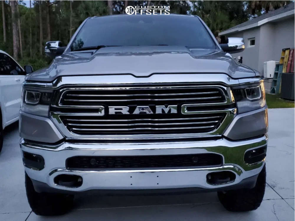 2021 Ram 1500 with 20x10 -19 Xtreme Force Xf8 and 35/11.5R20 Nitto