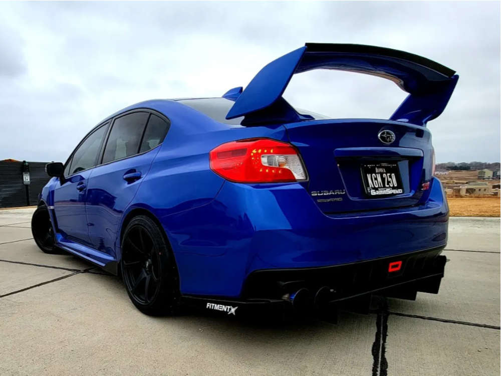 2020 Subaru WRX STI with 18x9.5 30 Motegi Mr154 and 245/40R18