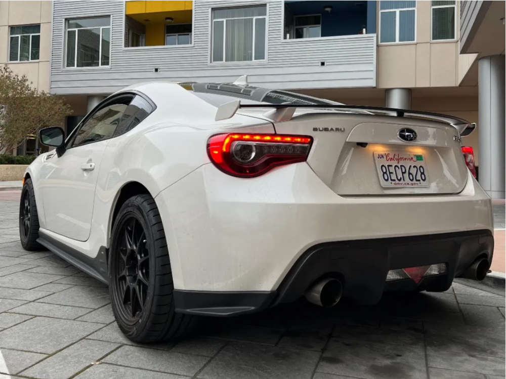 2018 Subaru BRZ with 17x9 40 Konig Dekagram and 245/40R17 GT