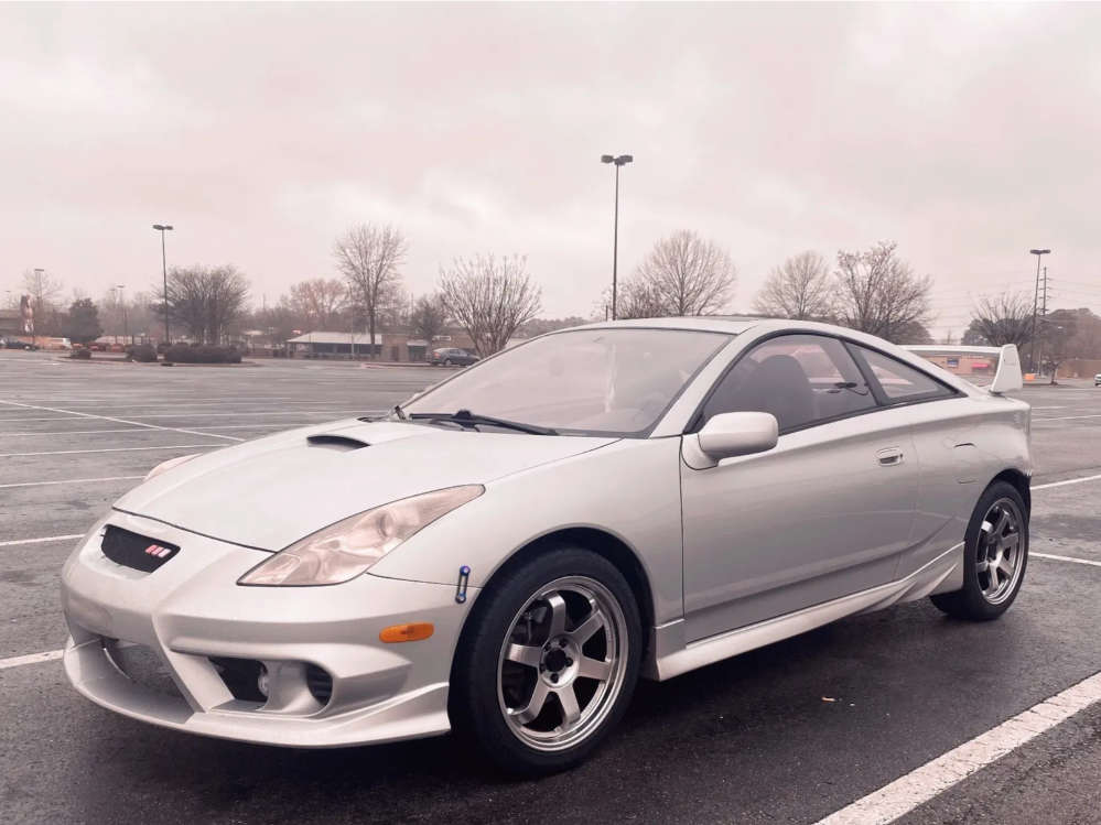 2002 Toyota Celica with 17x8 35 AVID1 AV6 and 225/45R17 Toyo