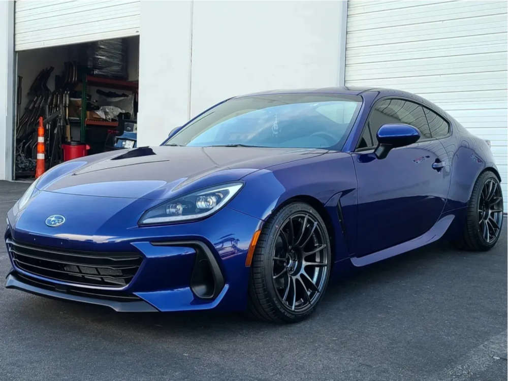 2022 Subaru BRZ with 18x9.5 40 SSR Gtx04 and 255/35R18 Falken