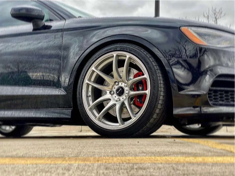 2016 Audi S3 with 18x9.5 35 Vors Tr4 and 255/35R18 Falken Azenis Fk510 ...