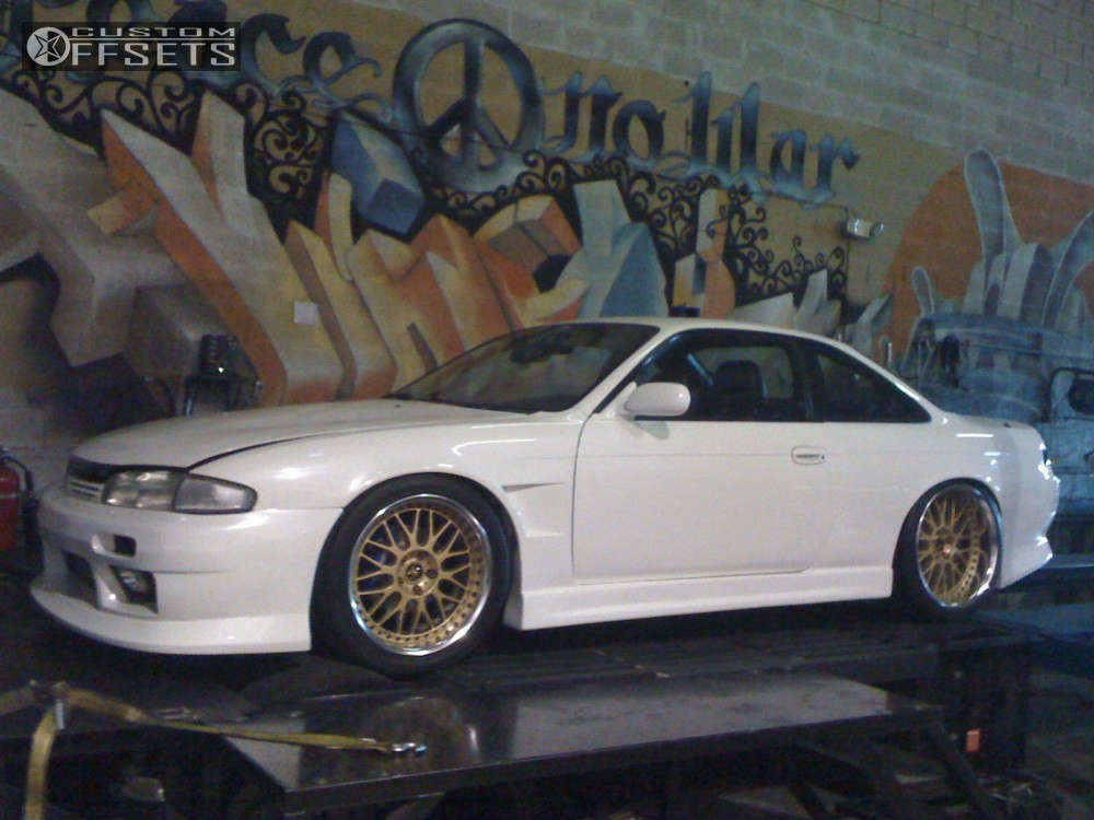 1995 Nissan 240SX with 18x10 20 Work VS XX and 265/20R18 Yokohama