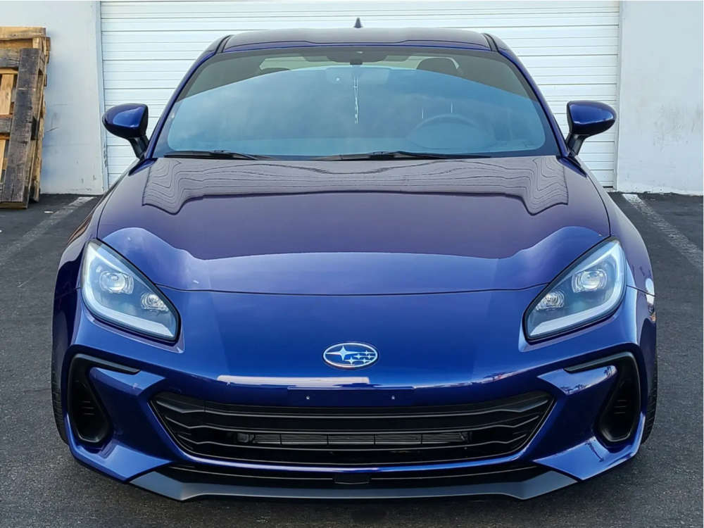 2022 Subaru BRZ with 18x9.5 40 SSR Gtx04 and 255/45R18 Falken