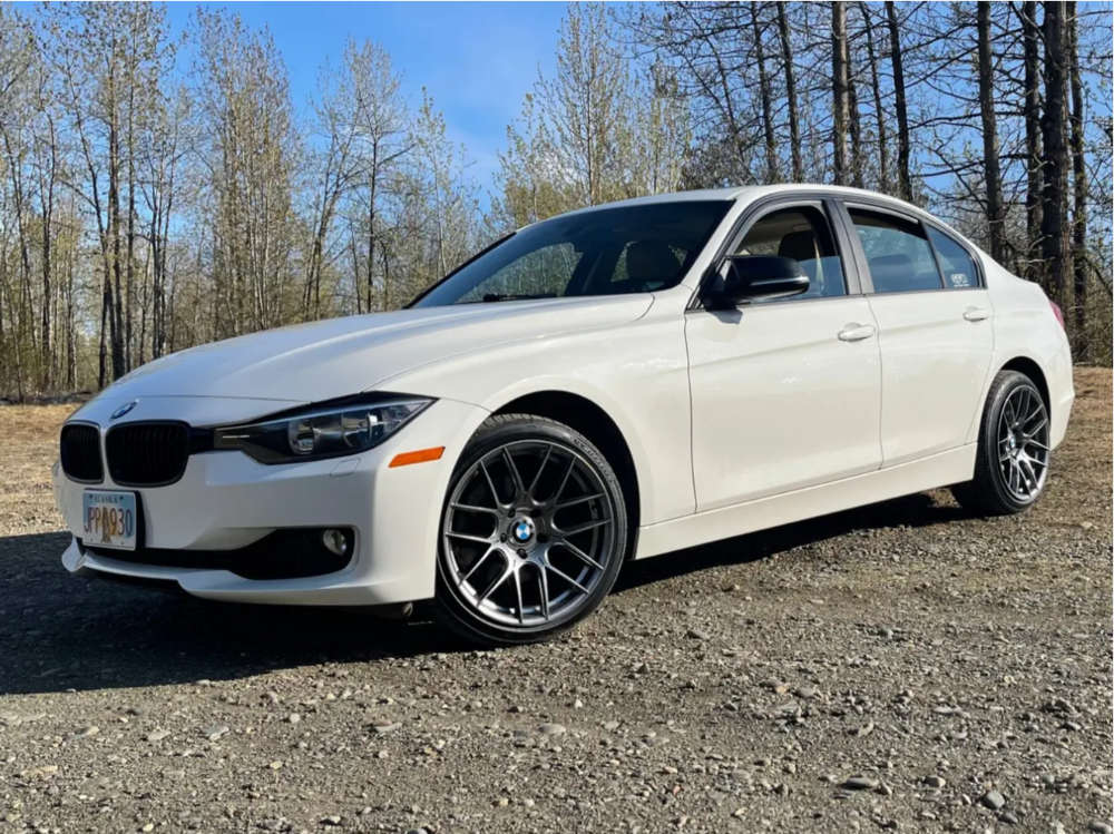 2015 BMW 328i XDrive with 18x9.5 35 Aodhan Ah-x and 225/40R18