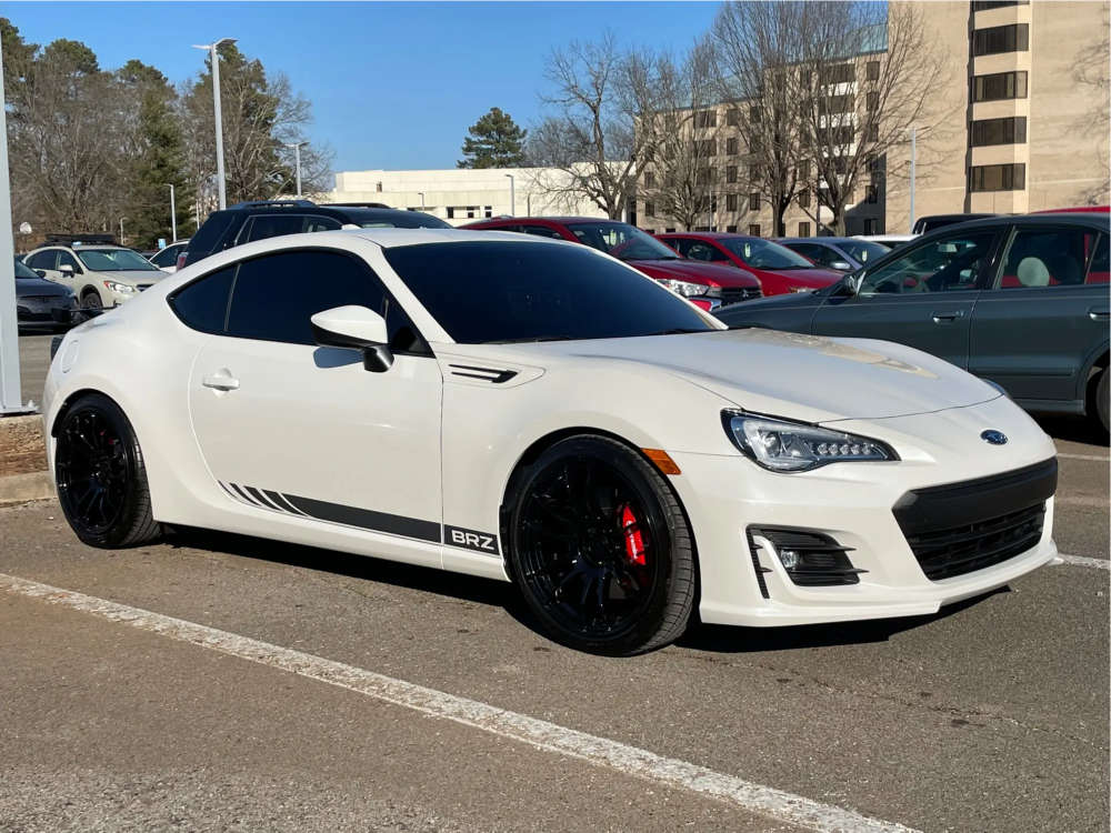2020 Subaru BRZ with 18x8.5 33 AVID1 AV20 and 235/40R18 Michelin Pilot