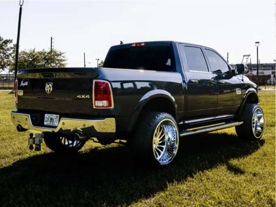 2016 Ram 1500 with 24x14 -81 ARKON OFF-ROAD Caesar and 33/13.5R24