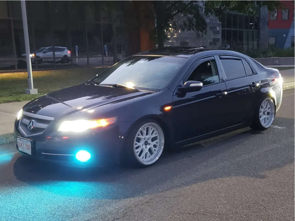 2007 Acura TL with 18x9.5 22.098 ESR CS15 and 215/35R18