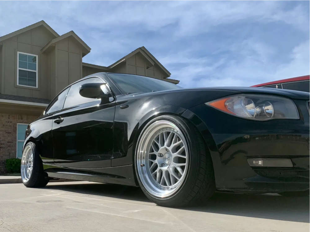 2010 BMW 128i with 18x9.5 35 Aodhan Ah02 and 235/40R18