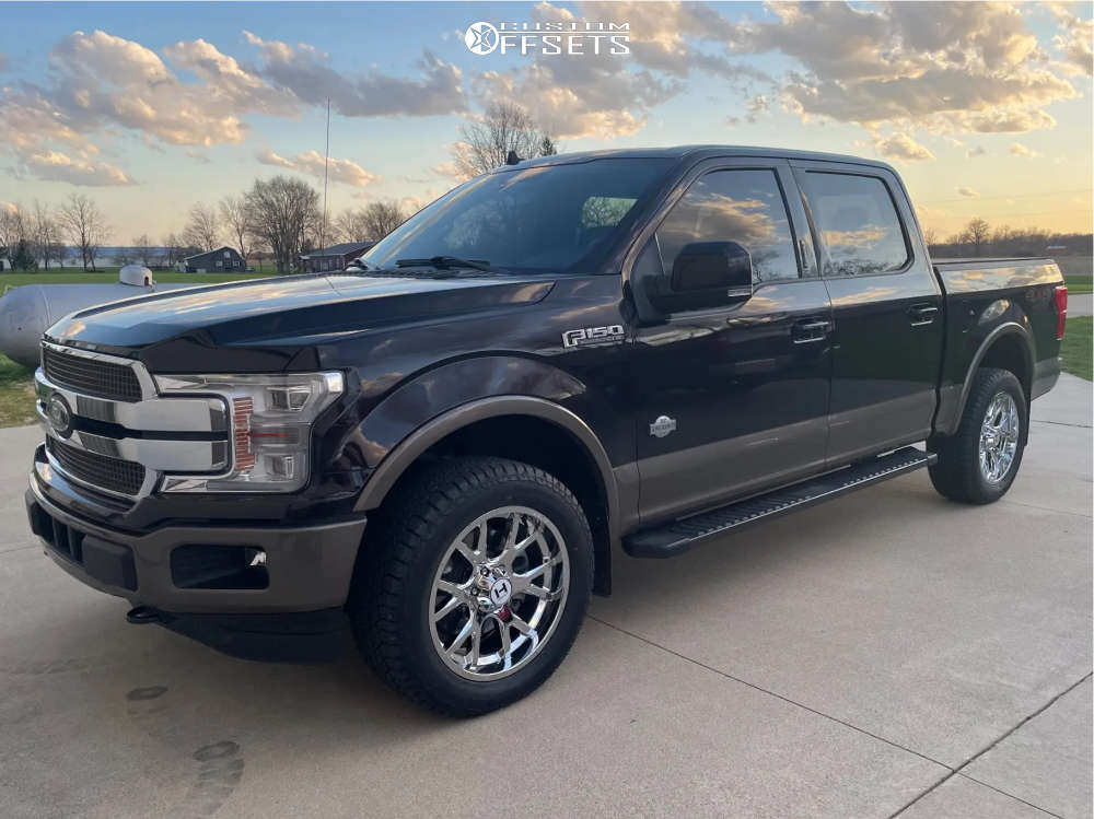 2020 Ford F-150 with 20x9 12 Hostile Rage and 275/60R20 Hankook