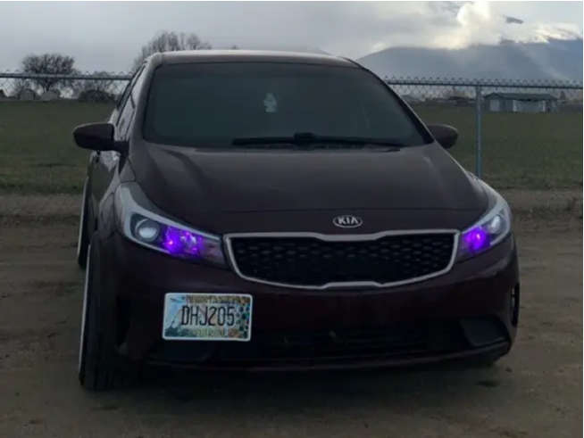 2017 Kia Forte with 18x8.5 35 Aodhan Ah07 and 215/40R18 Vercelli