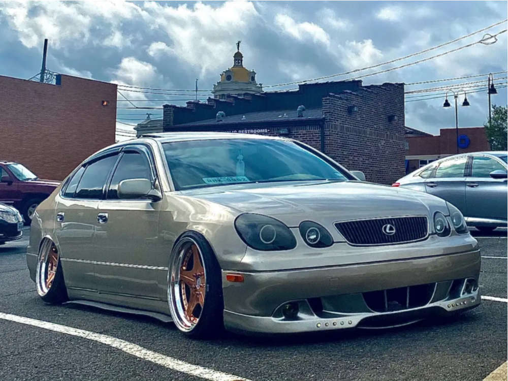 2000 Lexus GS300 with 19x10.5 20 Leon Hardiritt Ordens and 235