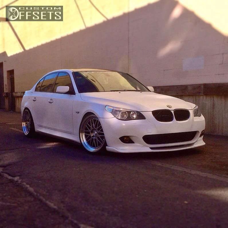2006 BMW 530xi with 20x9 20 Varrstoen ES1 and 225/35R20 Venezia