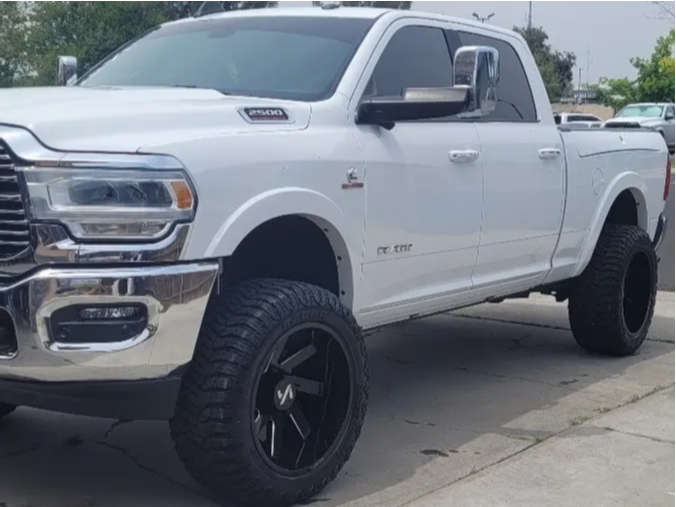 2019 Ram 2500 with 22x12 -51 ARKON OFF-ROAD Lincoln and 35/12.5R22