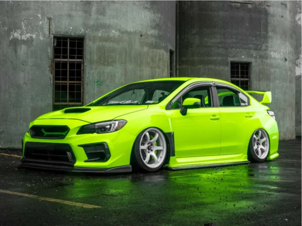 2020 Subaru WRX STI with 18x9.5 38 Gram Lights 57dr and 215
