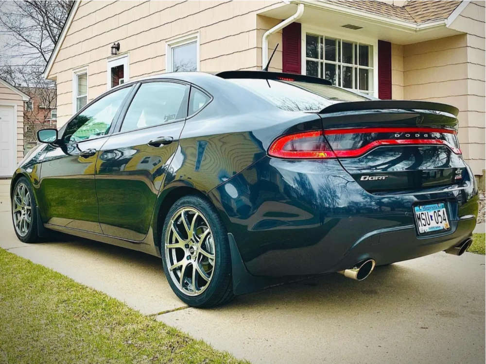 Dodge Dart Hyper Black Wheels