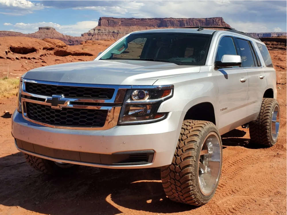 2015 Chevrolet Tahoe with 24x14 81 ARKON OFFROAD Lincoln and 35/13