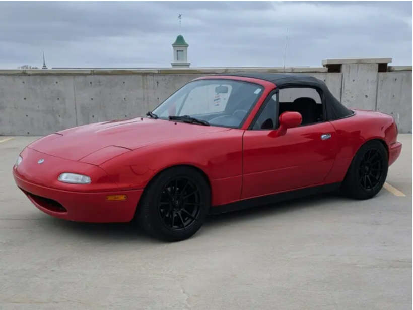 1993 Mazda Miata with 15x8 25 Advanti Racing Storm S1 and 205