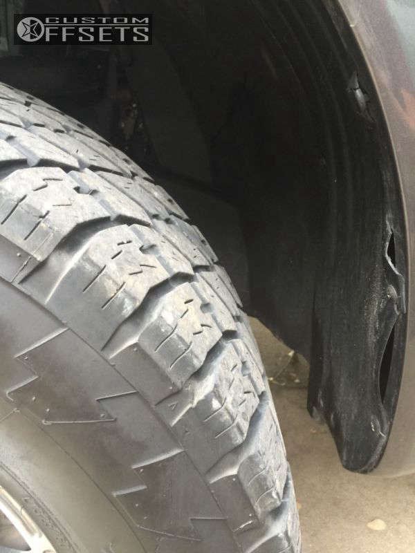 2004 Nissan Titan with 18x9 -6 Pro Comp Series 89 and 325/60R18 Nitto ...