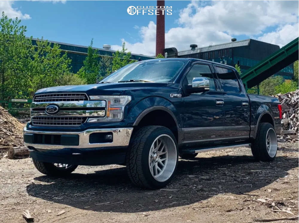 2019 Ford F150 with 22x12 51 Xtreme Force Xf10 and 285/45R22 Nitto