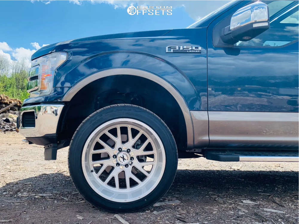 2019 Ford F150 with 22x12 51 Xtreme Force Xf10 and 285/45R22 Nitto