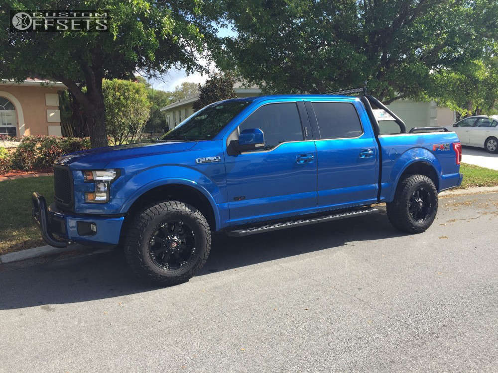 2016 Ford F-150 with 18x9 -12 Ballistic Morax and 305/65R18 Falken ...
