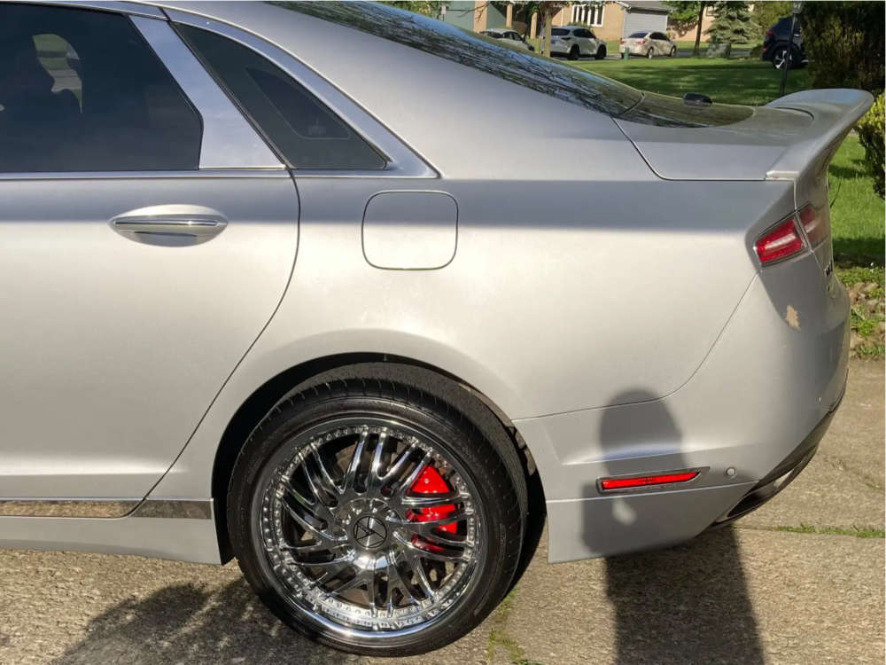 2014 Lincoln MKZ with 20x8.5 35 Azara Aza-509 and 255/35R20