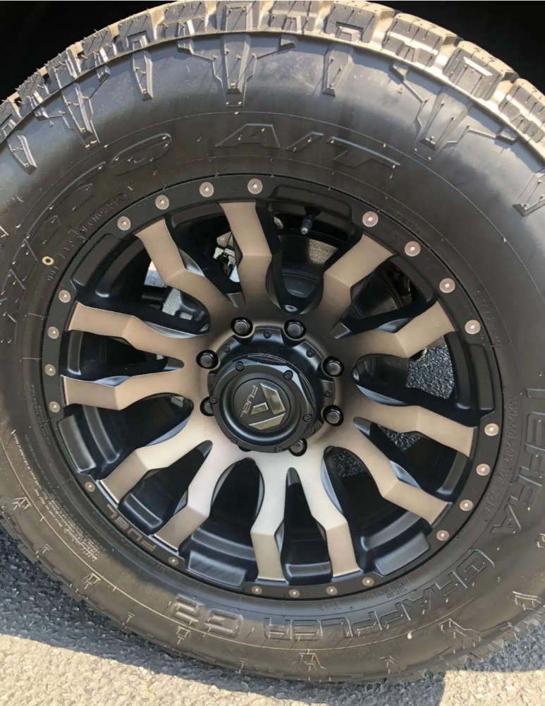 2022 GMC Sierra 2500 HD with 20x9 1 Fuel Blitz and 35/12.5R20 Nitto