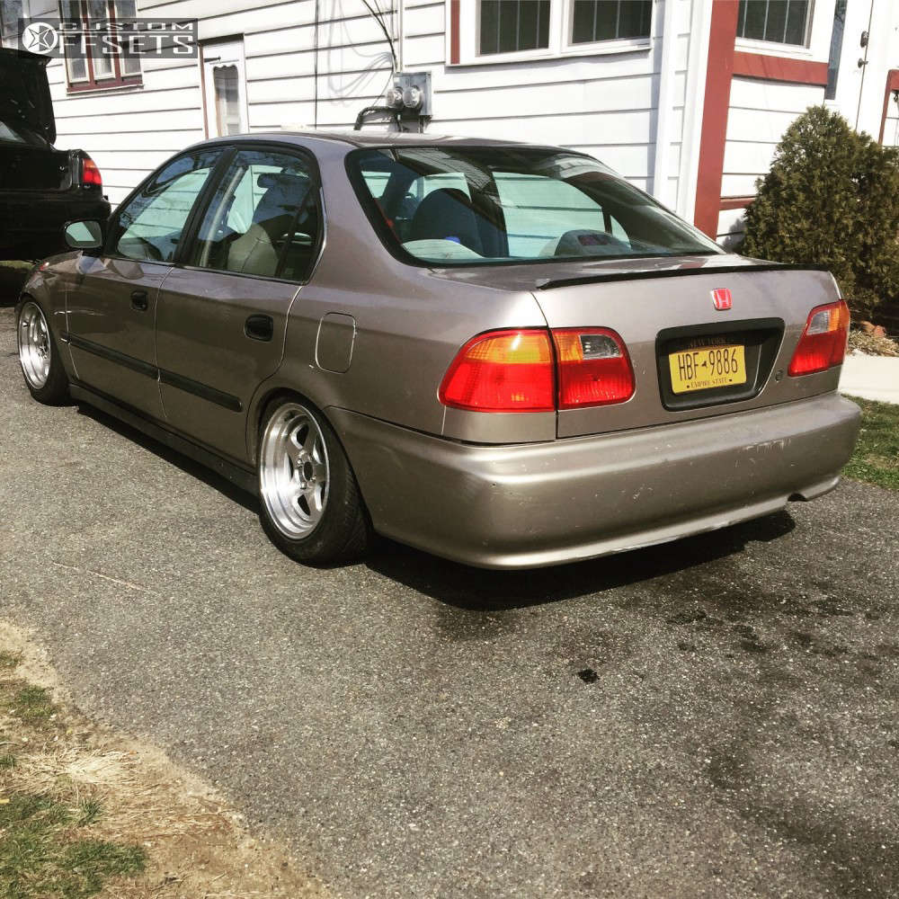 00 Honda Civic Wheel Offset Flush Coilovers Custom Offsets